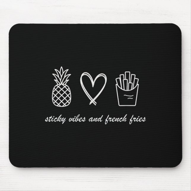 Ivf Mom Pregnancy Transfer Day Sticky Vibes &amp;  Mouse Pad (Front)