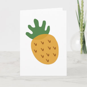 IVF Pineapple   Modern Cute Infertility Support Card