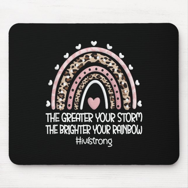 Ivf Strong Rainbow Ivf Transfer Day Retrieval Day  Mouse Pad (Front)