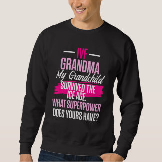 Ivf Survivor Warrior Transfer Day Infertility 18 Sweatshirt