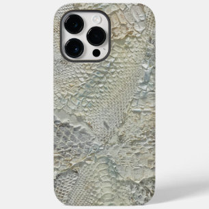 Ivoire Serpent à peau iPhone 14 Coque