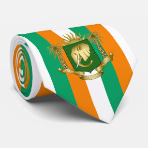 Ivorian Flag & Coat of Arms, Flag of Côte d'Ivoire Tie