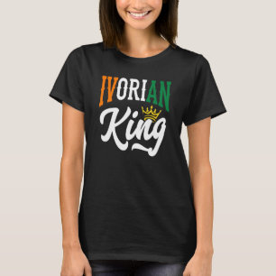 Ivorian King Ivory Coast Ivorian Ivory Coast Flag T-Shirt