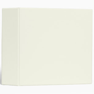 Ivory 3 Ring Binder