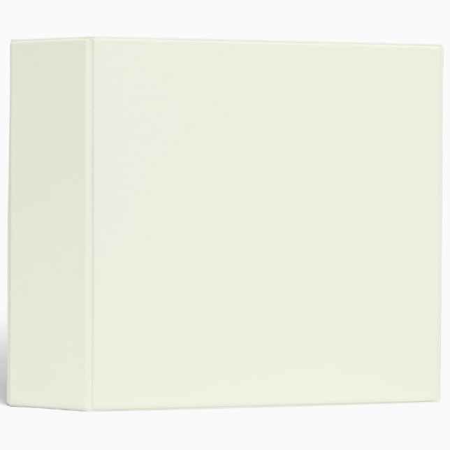 Ivory 3 Ring Binder (Front/Spine)
