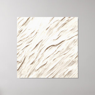 Ivory Abstract Texture Canvas Print