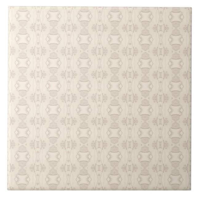 ivory abstract tile (Front)