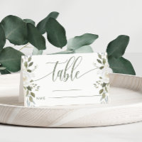 Ivory And Sage Elegant Floral Wedding Table