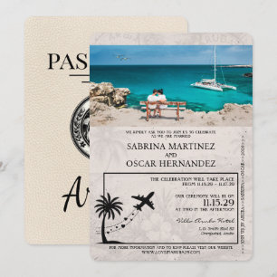 Ivory Aruba Faire-part de mariage