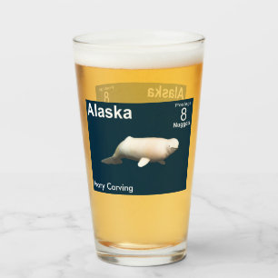 Ivory Beluga - Alaska Postage Glass