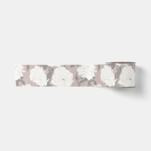 Ivory Blooms, Tropical Romance Ribbon Satin Ribbon