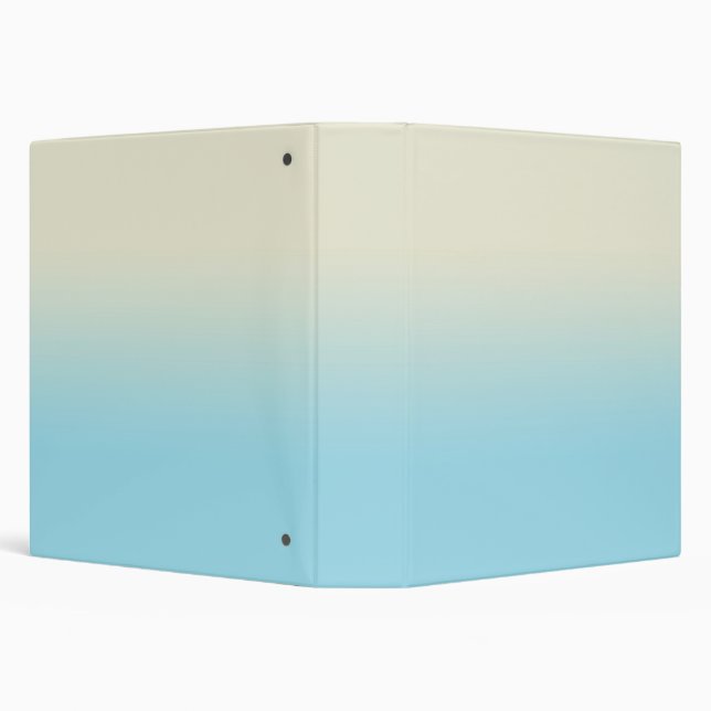 Ivory Blue Ombre Gradient  Binder (Background)