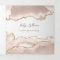 Ivory Blush Agate Trifold Brochure