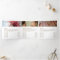 Ivory Blush Agate Trifold Brochure
