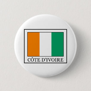 Ivory Coast 2 Inch Round Button