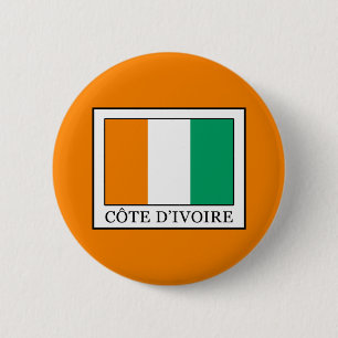 Ivory Coast 2 Inch Round Button