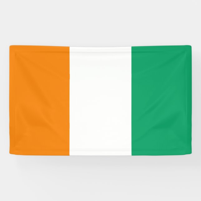 Ivory Coast Flag Banner (Horizontal)