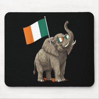 Ivory Coast Flag Elephant Cote Divoire Ivorian Mouse Pad