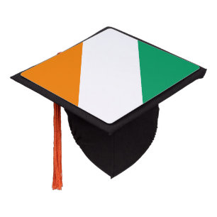 Ivory Coast Flag Graduation Cap Topper