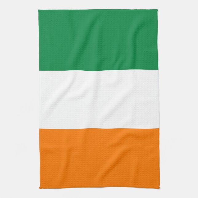 Ivory Coast flag Kitchen Towel (Vertical)