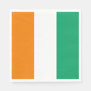 Ivory Coast Flag Napkin