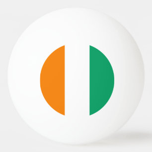 Ivory Coast Flag Ping Pong Ball
