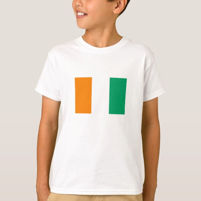 Ivory Coast Flag T-Shirt (Front)
