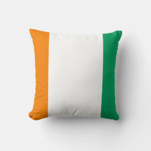 Ivory Coast Flag Throw Pillow