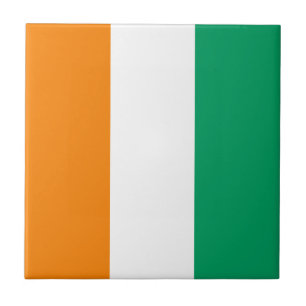 Ivory Coast Flag Tile
