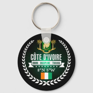 Ivory Coast Keychain