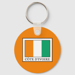 Ivory Coast Keychain