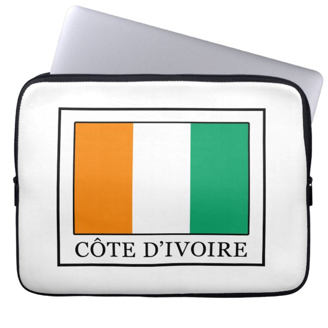 Ivory Coast Laptop Sleeve (Front)