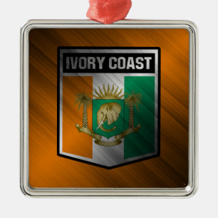 Ivory Coast Metal Ornament