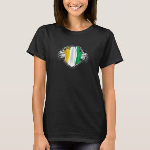 Ivory coast ripped show your heart T-Shirt