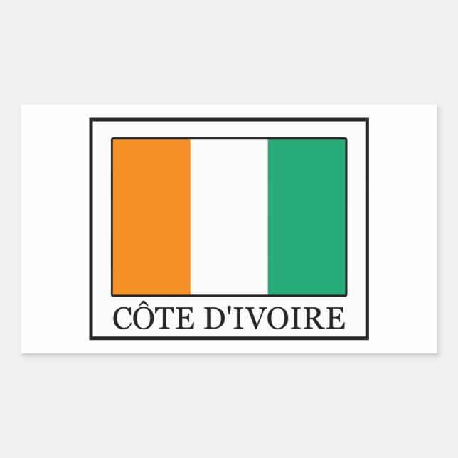 Ivory Coast Sticker (Front)