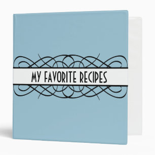 Ivory Deco Flourish Binder (1.5 inch)