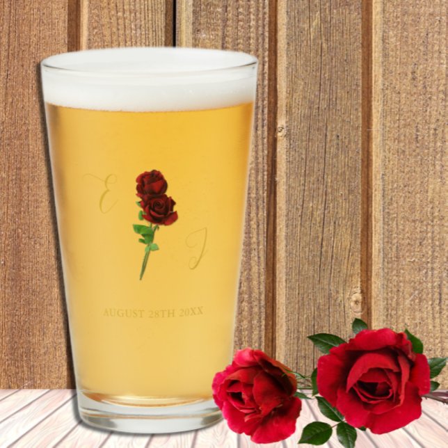 Ivory Gold Rose Wedding Glass (Creator Uploaded)