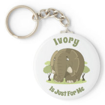 Ivory is Just For Me Button Keychain