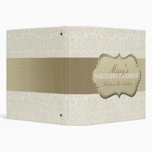 Ivory Lace Wedding Planner Binder