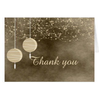 Ivory Lanterns Thank You Note Card