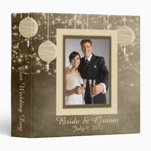 Ivory Lanterns Wedding Photo Album Binder