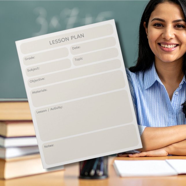 Ivory Lesson Planner Pad (Creator Uploaded)