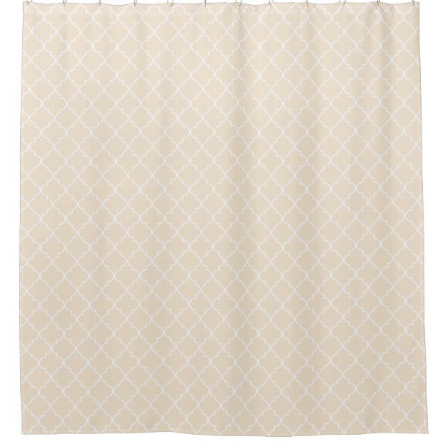 Ivory Moroccan Quatrefoil Pattern (Front)