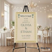 Ivory Papyrus Sage Mariage égyptien Bienvenue