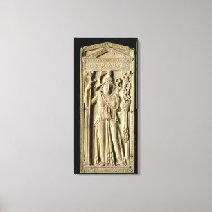 Ivory relief tablet canvas print