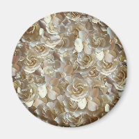 Ivory Rose Pattern – Elegant Floral Art