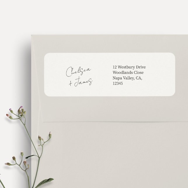 Ivory | Script Welcome Wedding Address (Creator Uploaded)