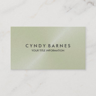 Ivory Sheen Business Card