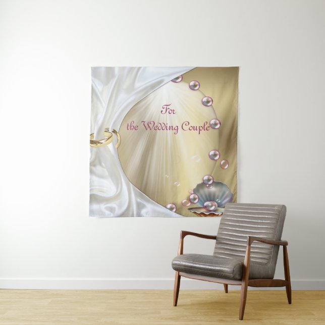 Ivory Silk, Gold Lace & Pearls and Marble Tapestry (In Situ)