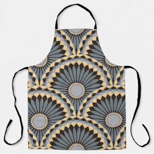 Ivory Silver: Circular Floral Tile. Apron